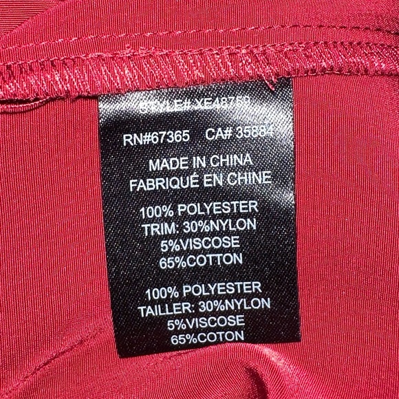 BB Dakota Maroon Casual Sleeveless Slip Dress Plus Size Lace Front/Back 1X NWT - Picture 9 of 13